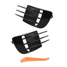 2Pcs Car Front Bumper Fog Light Grille Cover Fog Light Cover Trim Compatible with 6 MK6 GTD 2008-2013