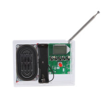 FM Radio Kit DIY Soldering Project Adjustable Wireless Receiver LCD Display FM Digital Radio Module DIY Kits for Leaning