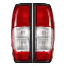 Par de Luz Traseira Luz da Lâmpada de Freio para Navara D22 D23 Pickup 1997-2004 com Chicote EléTrico de Lâmpada RLN026-EU-R-RLN026-UK-L