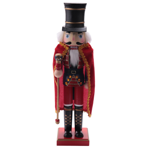 38cm Nutcracker Puppet Miniatures Christmas Gifts Living Room Table Decorations Soldier 1