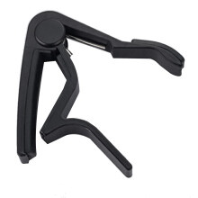 Akustyczna / Elektryczna / Klasyczna Gitara Ze Stopu Aluminium Capo Quick Change Key Clamp, Czarna