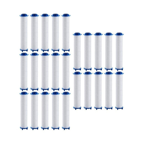 25 STÜCKE Universal PP Baumwolle Duschfilter Ersatz Duschwasserfilter
