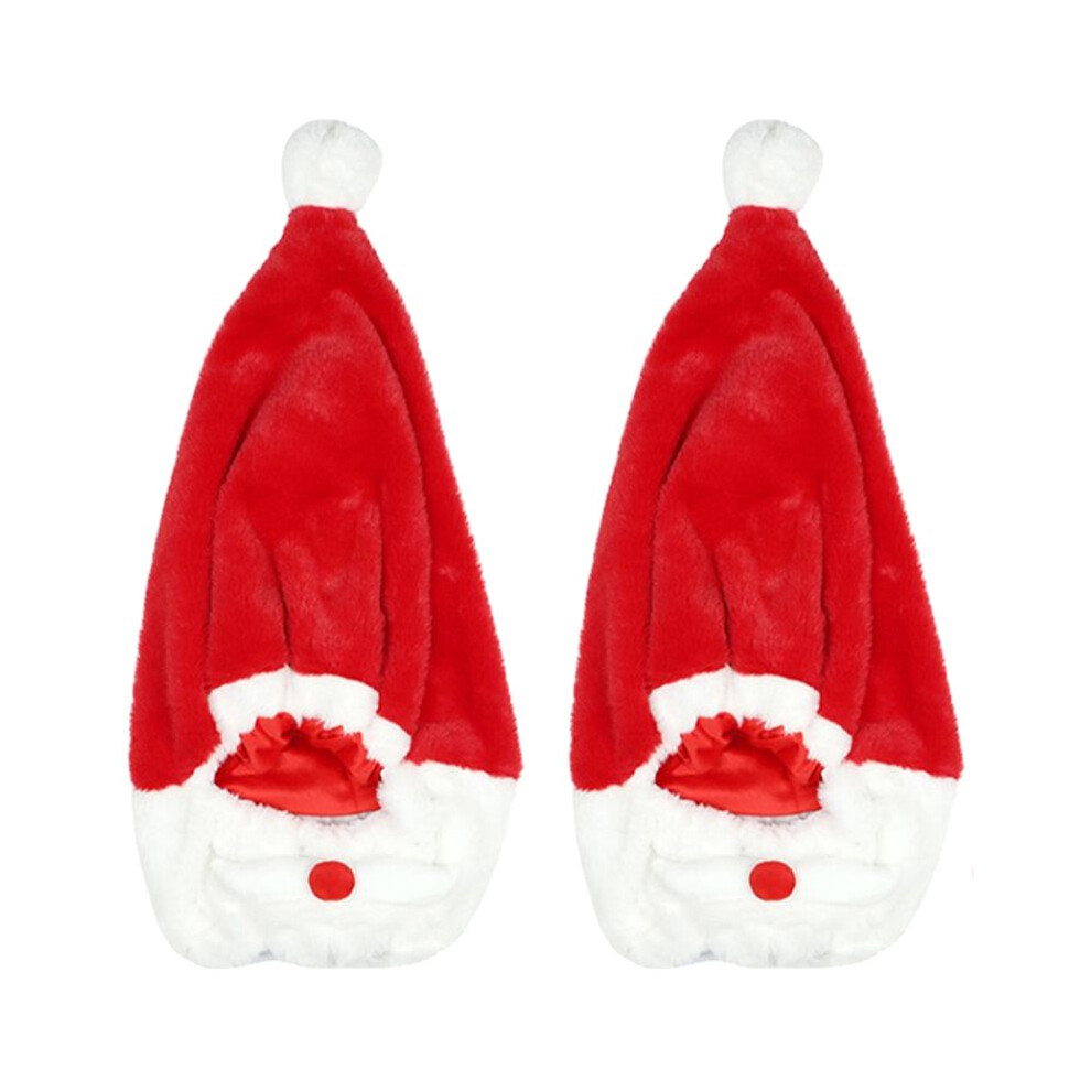 Motorcycle Helmet Cover Christmas Santa Hat Full Face Safe Hat Santa Claus Racing Cap Merry Gift 2Pc 6033121044732