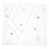 5 Pezzi Quilting Template Set Macchina da Cucire Righello DIY Mano Patchwork Quilting Righello Trapunta Modelli Modelli Quadrati 1