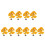 10Pcs Miniature Maple Tree Model Multi Color for Diorama Garden Decor 3