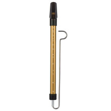 Metal Slide Whistle Scale Sliding Flute with Steel Sliding Rod Musical Instrument Toy for Children Flute (Gold)