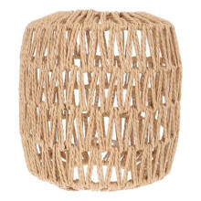Simulierte Rattan Lampen Abdeckung, Handgefertigt, Gewebter Kronleuchter, Vintage Lampenschirm, Haus Dekor, HäNgender AnhäNger, Schlafzimmer