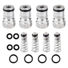 2 Pairs Cornelius Type Lock Keg Posts,Stainless Steel Poppets and Springs,Poppet Female Thread Gas + Liquid