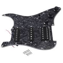 ST SQ Guitare ÉLectrique Chargé Pré-Câblé Guitare ÉLectrique Pickguard Pickup Assembly Noir Pearl