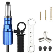 Rivetti Elettrici Strumento Rivetti Dado Strumento Trapano Adattatore Cordless Rivettatrice Conversione Connettore Inserisci Dado Power Tool