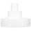 9Pcs White Foam Cake Models for Icing Practice Reusable Cake Display 2