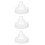 9Pcs White Foam Cake Models for Icing Practice Reusable Cake Display 6
