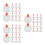 150Pcs White Screw Caps for Bottles PP Dispenser Lids 5