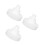 9Pcs White Foam Cake Models for Icing Practice Reusable Cake Display 10