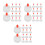 150Pcs White Screw Caps for Bottles PP Dispenser Lids 7