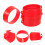 50Pcs Durable Red Plastic Cone Connectors for Parking Barrier Safety 11