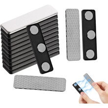 12Pairs Curtain Magnets,Adhesive Magnets for Blinds Windows,Magnet for Curtains,Magnetic Clips for Shower Blackout