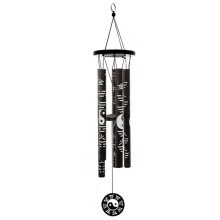 Medium Bagua Wind Chime Pendant Chinese Feng Shui Ornament Commemorative Wind Chime Lucky Wind Chime Pendant