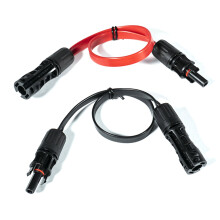 Ultraflaches Flexibles Solarkabel, Solarpanel-Anschlussadapter, 1 M, 1500 V, 90-Grad-Biegung, Photovoltaik-VerläNgerungskabel