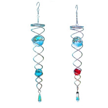 Spirale Décorative - 2024 Nouveau Stabilisateur de Fileur de Vent en Spirale de Boule de Regard, Cristal en Spirale Décoratif