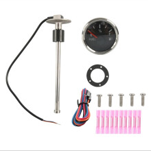 52-Mm-Kraftstoffanzeige mit Kraftstoffstandsensor, 200-Mm-0-190-Ohm-ÖLtank-FüLlstandsanzeige für Boot