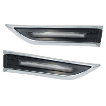 2 St Billedda Sidomarkörer Blinkers för Cruze 2009-2015 (Avger Gult Ljus)