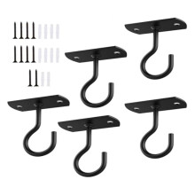 Ganchos de Techo para Plantas Colgantes, Ganchos de Pared para Maceteros, Cestas de Flores, Campanillas de Viento, Linternas, Luces, Comederos para