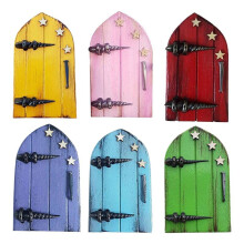 Fairy Doors for Trees Outdoor & Tree Trunk, Fairy Doors for Kids Room Decor, Miniature Door Fairy House Door