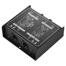 Premium Direct Injection Molded Audio Box - Passieve DI Unit Canceller met Input Pad voor Gitaar- en Basaansluitingen