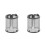 2Pcs Metal Hair Dryer Mesh Diffuser Sock Light Grey Dustproof Cover 4