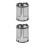 2Pcs Metal Hair Dryer Mesh Diffuser Sock Light Grey Dustproof Cover 7