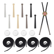 Bolo Tie Findings DenimTie Bolo Tie Replacement End Cap Kit for DIY Bolo Tie Making