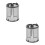 2Pcs Metal Hair Dryer Mesh Diffuser Sock Light Grey Dustproof Cover 8