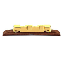 Guitar Bridge Metal & Wood Rosewood Bridge Floating for Archtop Jazz Guitar Musical Instrument