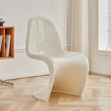 Designer Plastic Dining Chairs Space Saving Ergonomic Apartment Makeup Chair White Fashion Meubles De Salon Interior Furniture
