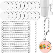Sublimation Key Blanks Ornament Accessories for Cup Double Sided DIY Crafts B