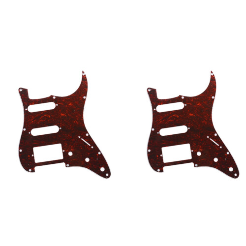 Gitarrtillbehör Elgitarr Stallskydd Framkåpa Elgitarr Stallskydd Röd Sköldpaddsskal