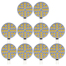 10PCS 4.8W G4 Socket 5050 SMD  Led Bulb   12V Replace Halogen Bi-Pin Lamp LED Bulb Warm White Lights