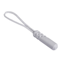 Tirador de Cremallera de Plástico, Tirador de Plástico, Cuerda Trasera de Cremallera de Escalada, Cuerda de Cremallera de Mochila Gris