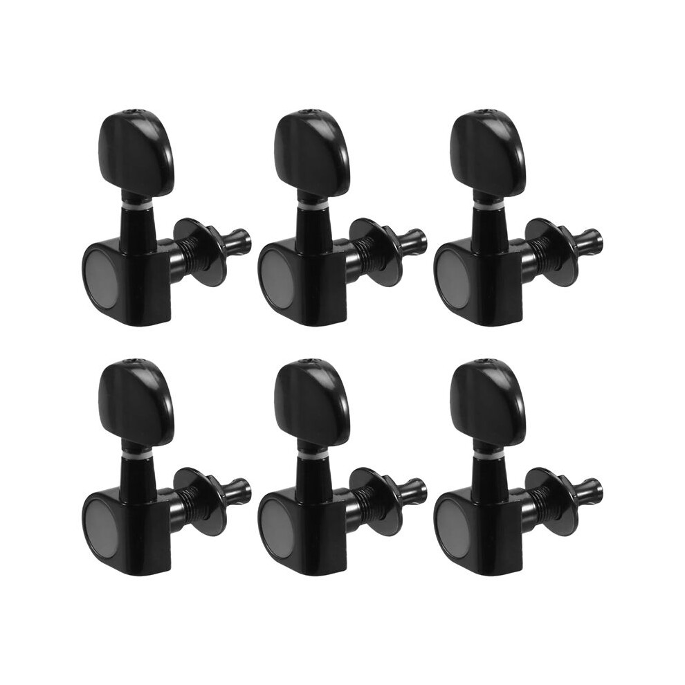 6Pcs Locking Tuners Tuning Heads Lock String Tuning Pegs Tuner Electric Guitar Machine 3L+3R 4713180518376