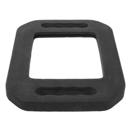 4Pcs Unbreakable Black Handheld Barber Mirror with Foam for Makeup Use 2