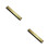 2Pcs Plastic Hole Harmonica Golden Color Beginner Kids Music Gift 5