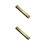 2Pcs Plastic Hole Harmonica Golden Color Beginner Kids Music Gift 10