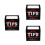 3Pcs Acrylic Charity Tip Jar Multi Cash Savings 10