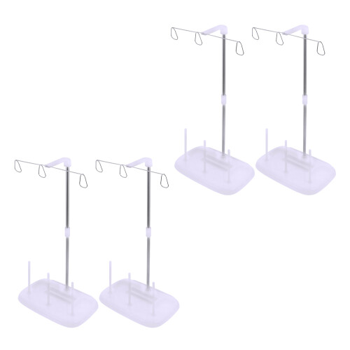 8Pcs Thread Control Holder White Spool Organizer for Embroidery Sewing 2
