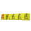 4Pcs Yellow Water Meter Decals PVC Adhesive for Accurate Liquid Level 3