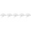 5Pcs Retro Style White Handheld Folding Fan with Delicate Lace 11