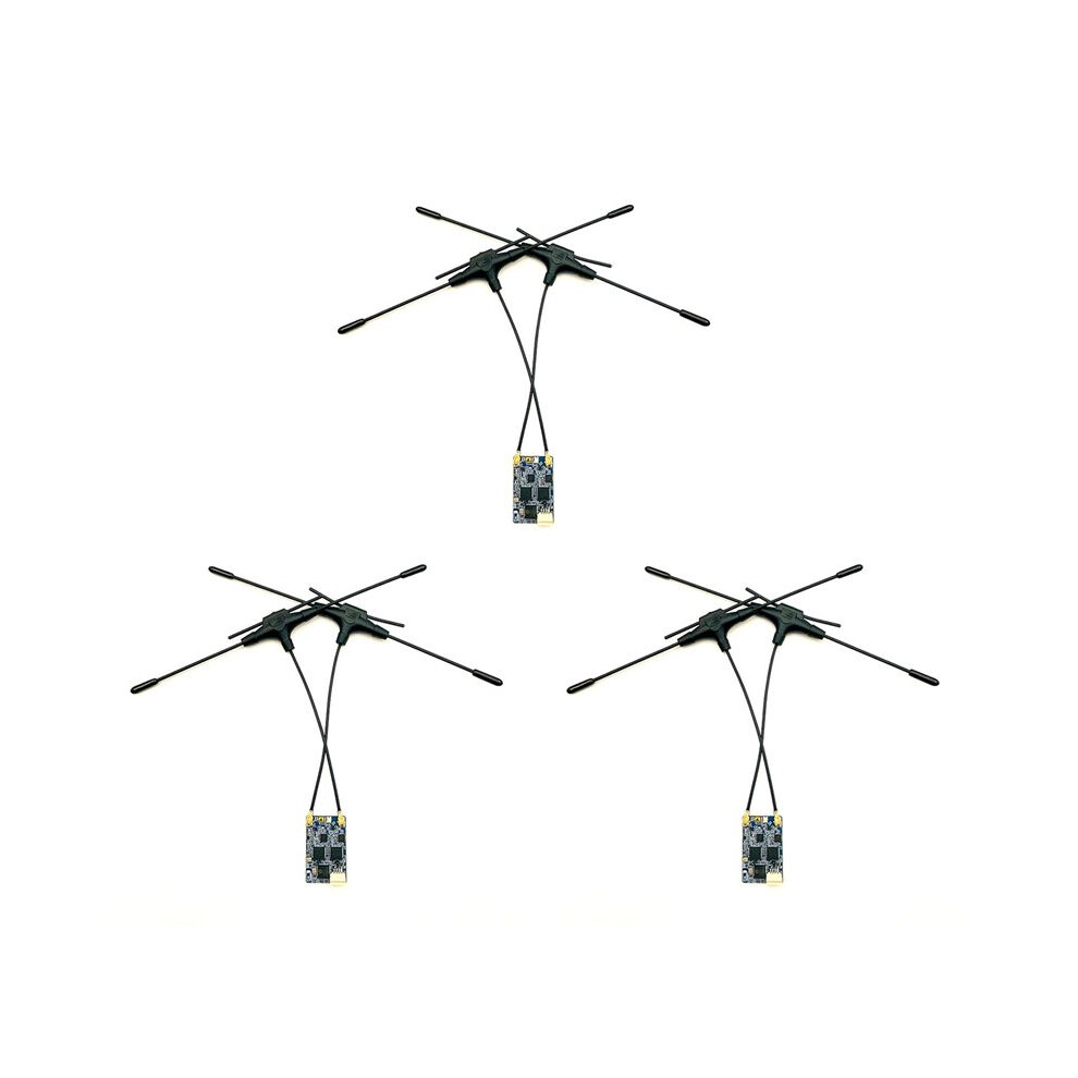 3X Elrs Dual Band Gemini Receiver 900Mhz 2.4Ghz Expresslrs Rx Receiver Tcxo For Rc Fpv Long Range Drone Fixed Wing 6032982429917