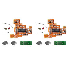 2X Módulo FPC SI4732 V6.8 + 2 Chips de Expansión de 2 M para Recepción de Banda Completa/Banda Lateral Única de Onda Corta UVK5 K6 de Quansheng