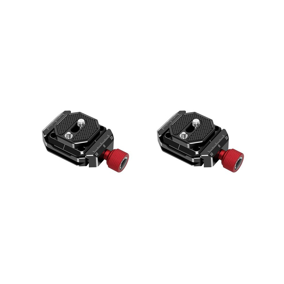 2X Universal Quick Release Plate Clamp Slr Camera Stabilizer Tripod Base Gimbal Quick Release Base 38Mm Arca Accessories 6132158591247